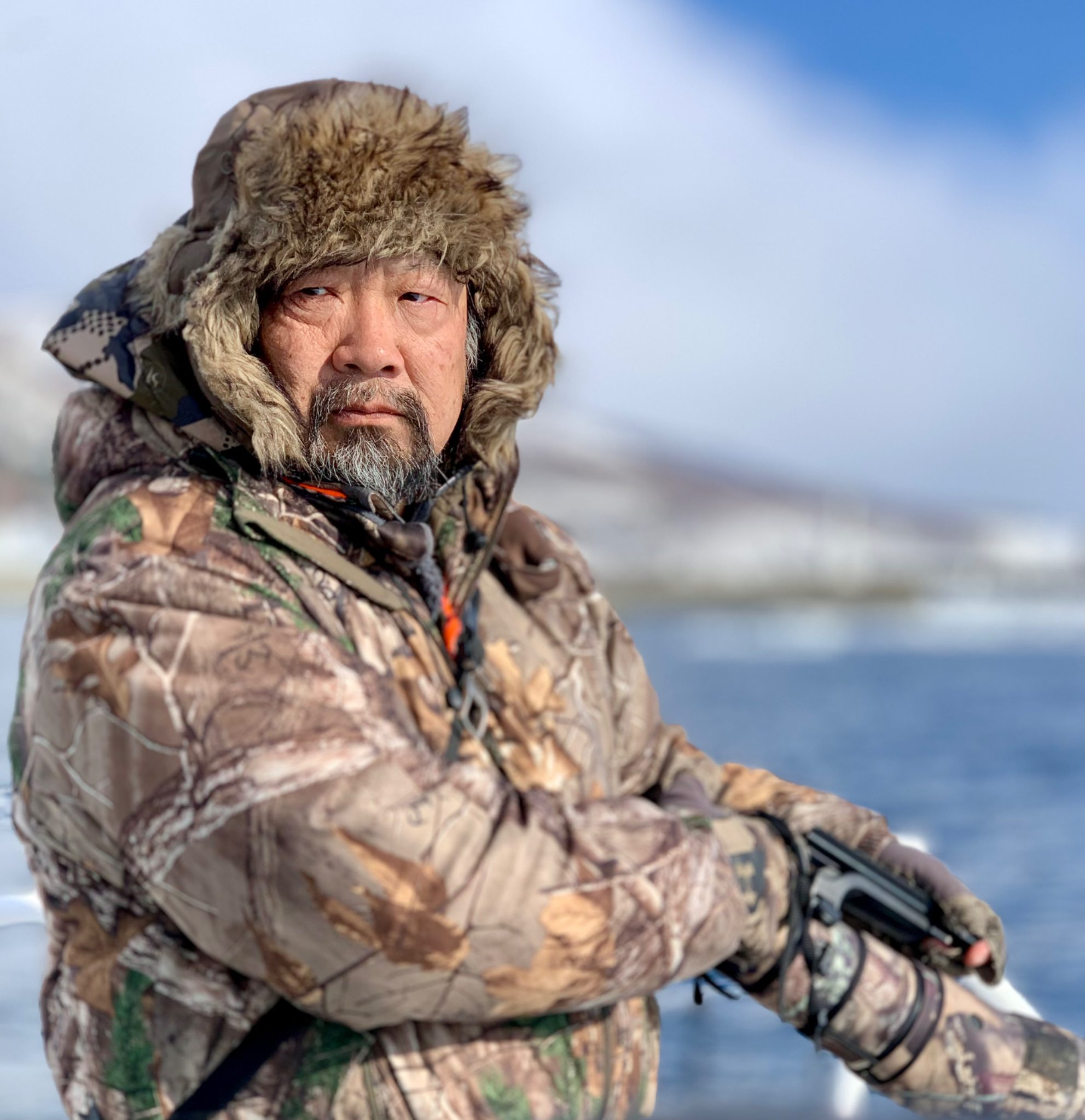 Makoto owner and guide of Hickory Wind Lodge